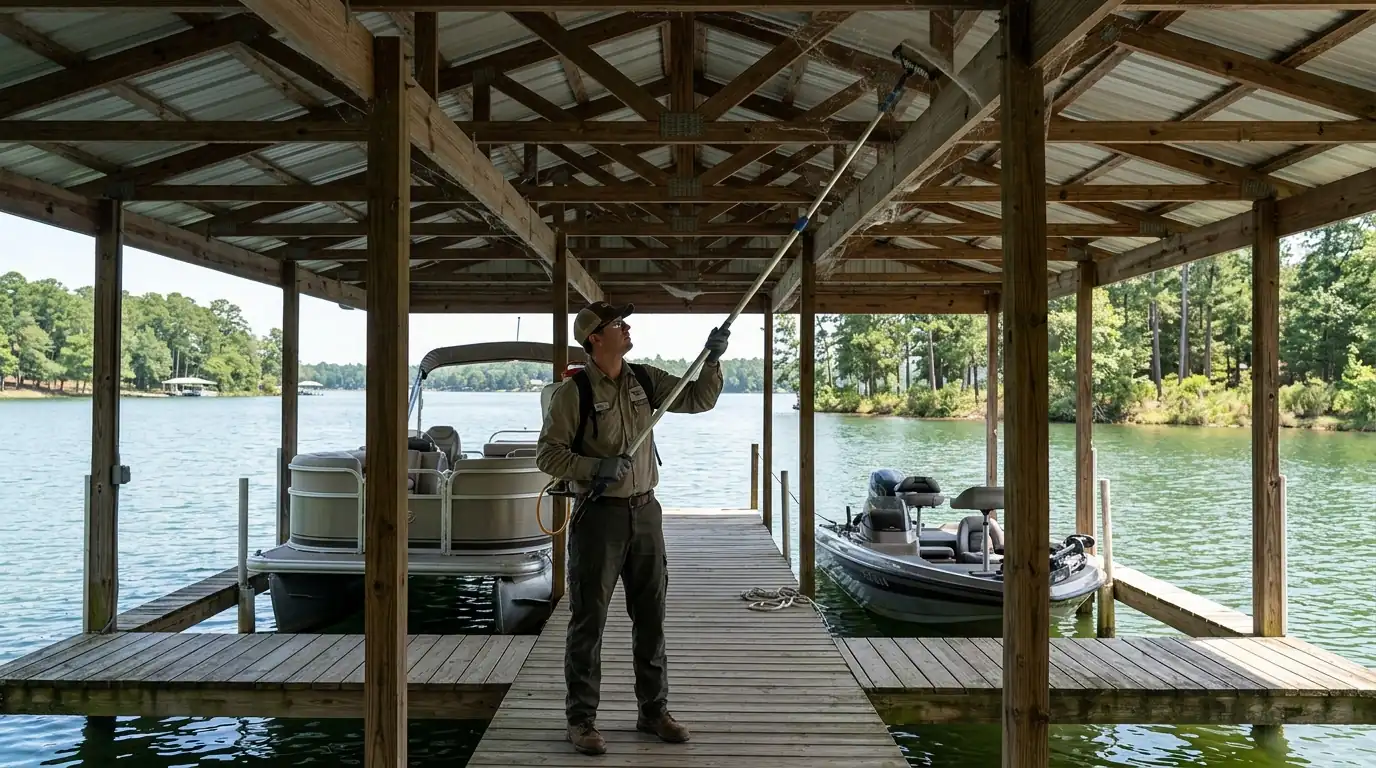 Dock spider treatment near Willis
