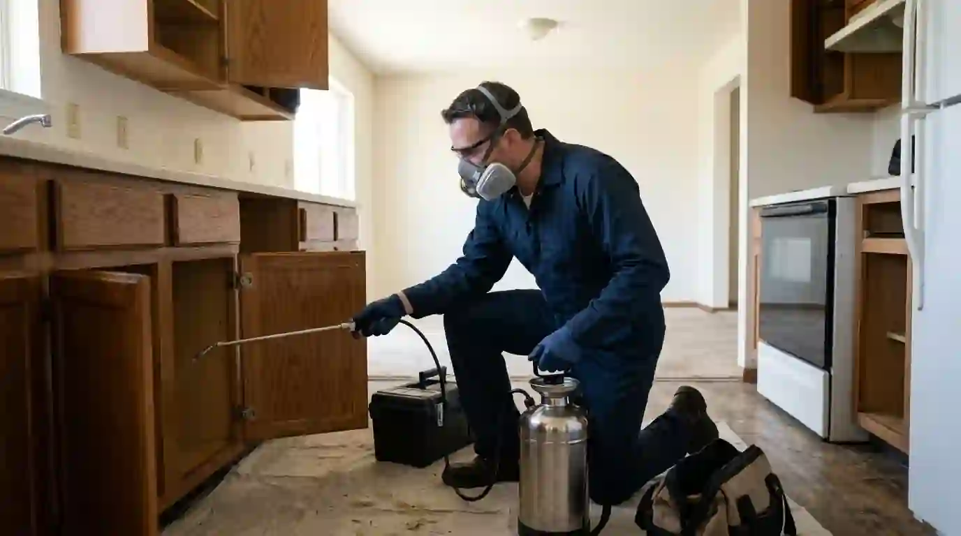 Turnover treatment in a Conroe apartment unit
