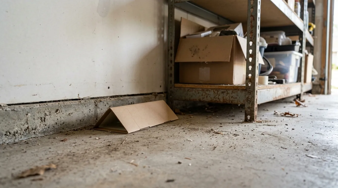 Recluse monitor placed in a Conroe garage
