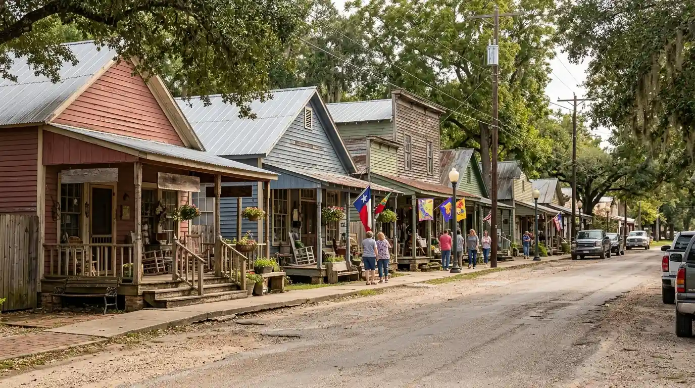 Old Town Spring, TX historic buildings